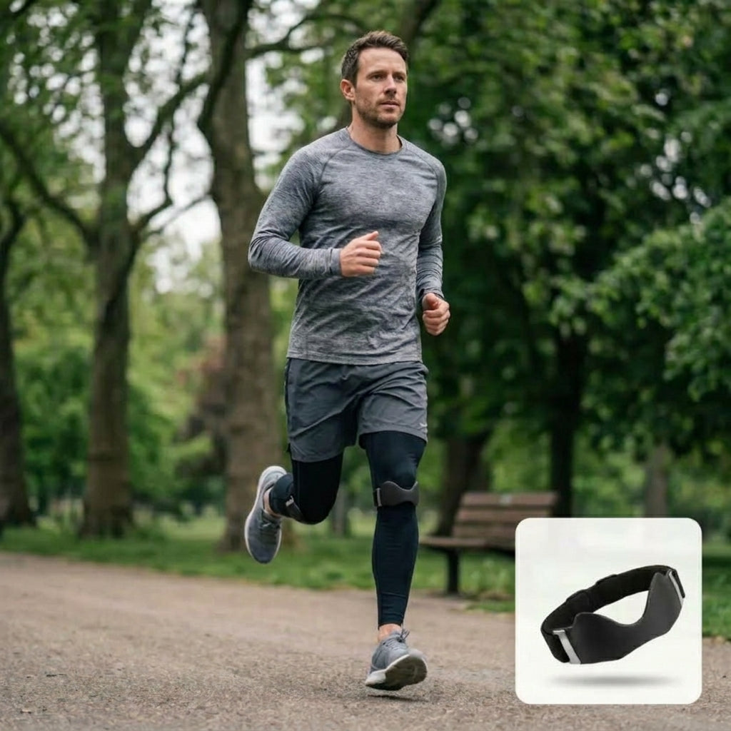 KneeGuard Pro™ Elite - Bandă Premium de Susținere a Rotulei
